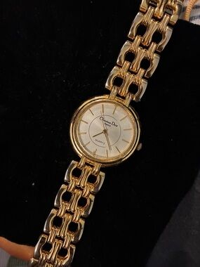 Vinatge Dior Two-Tone Gold Link Bracelet Watch